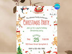 Holiday Christmas Party Invitation – Editable Canva Template – Share or Printable 5x7 – Instant Download