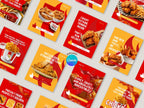 Fried Chicken Instagram Templates – Editable Canva Template – Instant Download