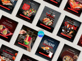 Japanese Food Instagram Templates – Editable Canva Template – Instant Download