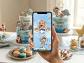 Astronaut Space Theme Birthday Video Invite – Editable Canva Template – Instant Download