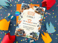Monster Truck Birthday Invitation – Editable Canva Template – Share or Printable 5x7 – Instant Download