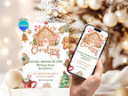 Christmas Celebration Invitation – Editable Canva Template – Share or Printable 5x7 – Instant Download