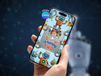Animated Robot Birthday Video Invitation – Editable Canva Template – Share video mp4 – Instant Download