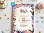 4th Of July Birthday Invitation – Editable Canva Template – Share or Printable 5x7 – Instant Download