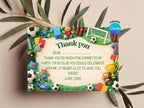 Soccer Field Invitation FULL PARTY BUNDLE - Video Invite & Matching Printables