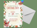 Santa Claus Christmas – Editable Canva Template – Share or Printable 5x7 – Instant Download