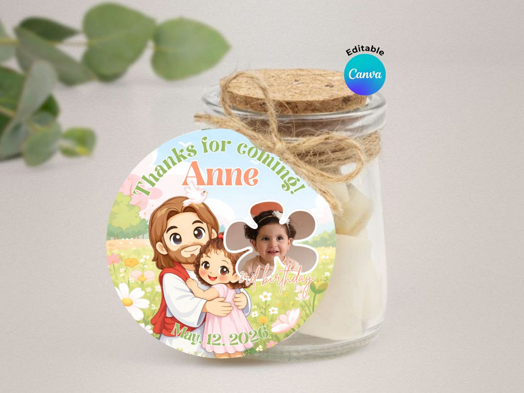 Princess Of Jesus Invitation FULL PARTY BUNDLE - Video Invite & Matching Printables