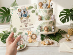 Safari Invitation – Editable Canva Template – Share or Printable 5x7 – Instant Download
