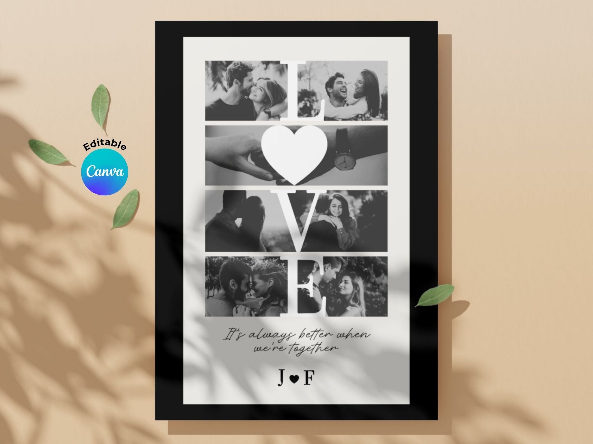 Collage LOVE – Instant Download