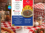 Pizza American Menu Template  – Editable Canva Template – Share or Printable – Instant Download
