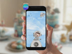 Astronaut Space Theme Birthday Video Invite – Editable Canva Template – Instant Download