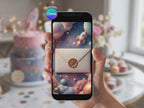 Girl Astronaut Space Birthday Video Invitation – Editable Canva Template – Share video mp4 – Instant Download